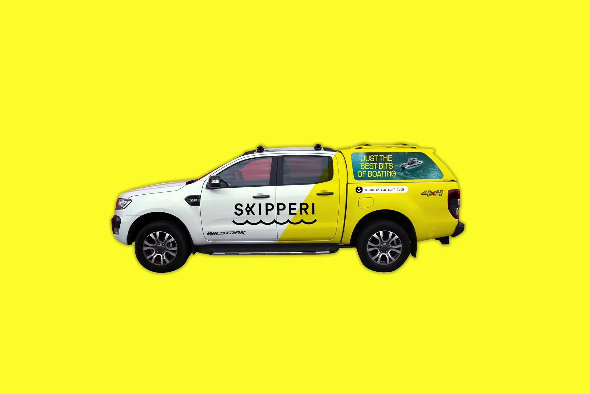 Skipperi branded vehicle