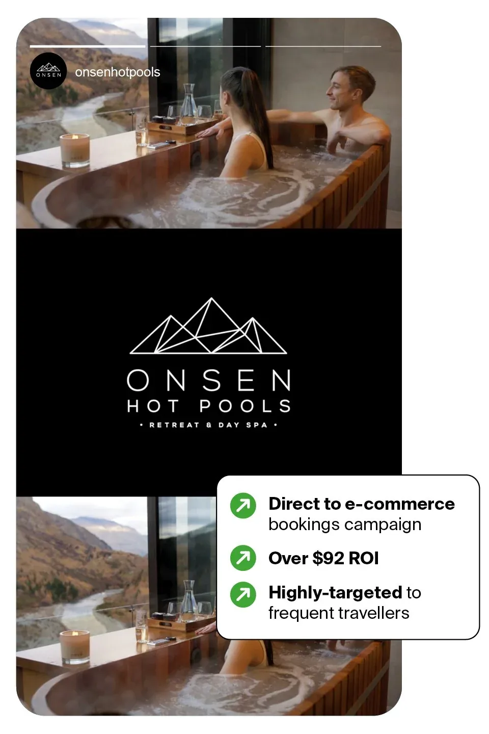 Onsen Hot Pools Creative Social Post