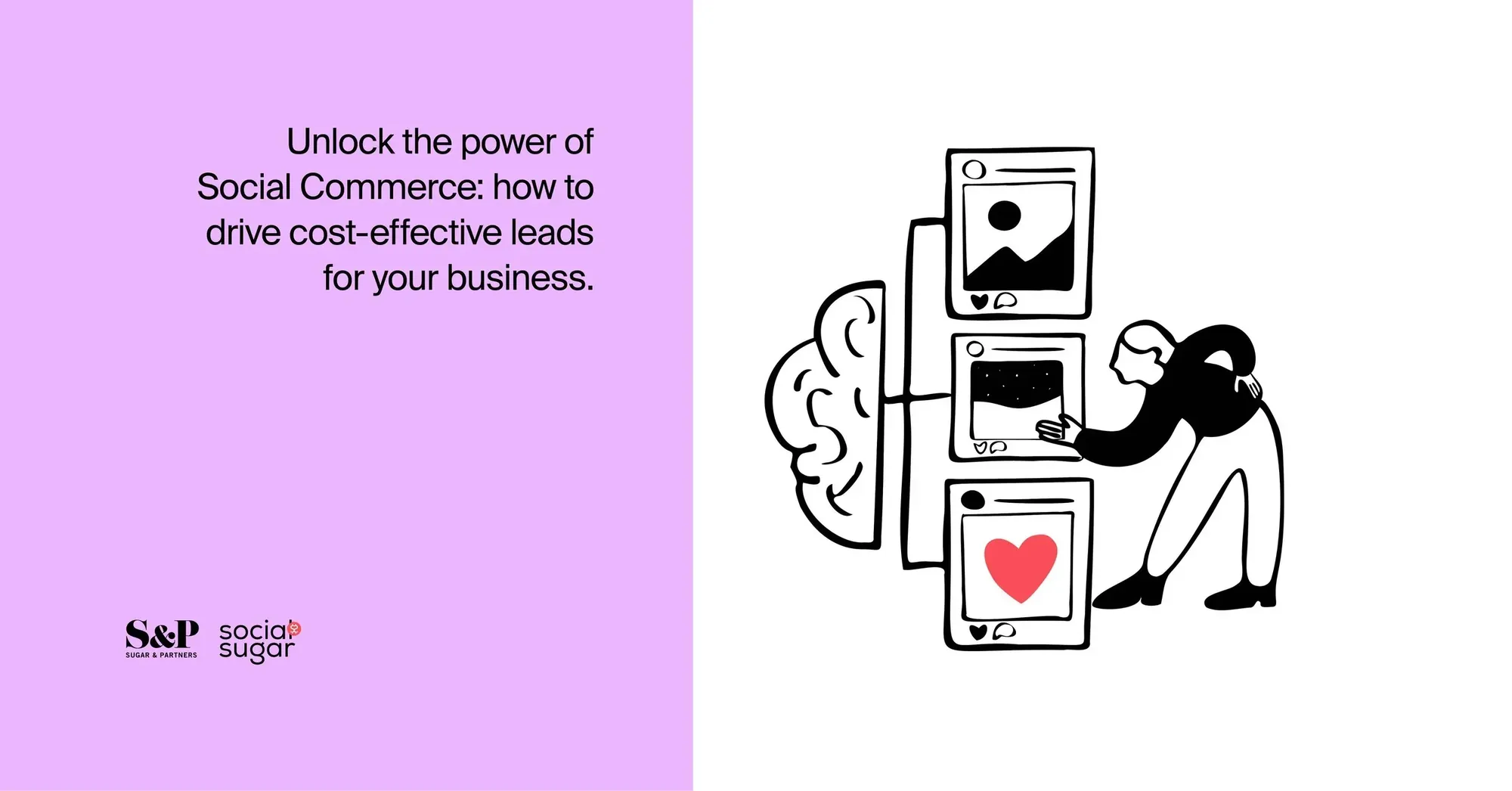 Unlock the power of social commerce graphic